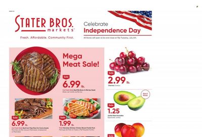Stater Bros. (CA) Weekly Ad Flyer Specials June 28 to July 4, 2023