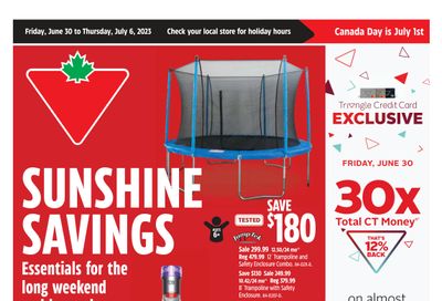 Canadian Tire (Atlantic) Flyer June 30 to July 6