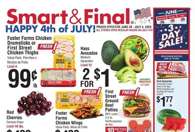Smart & Final (CA) Weekly Ad Flyer Specials June 28 to July 4, 2023