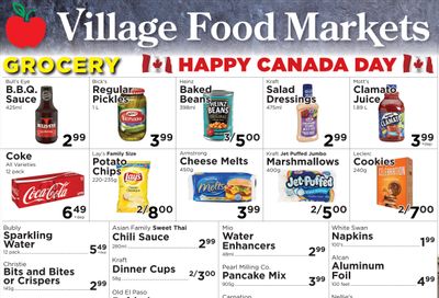 Village Food Market Flyer June 28 to July 4