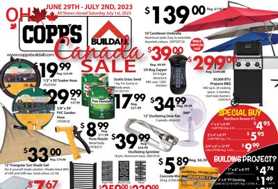 COPP's Buildall Flyer July 29 to July 2