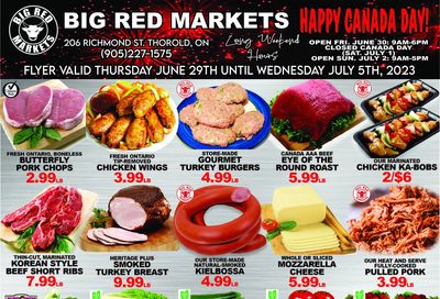 Big Red Markets Flyer June 29 to July 5