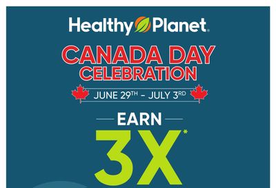 Healthy Planet Flyer June 29 to July 26