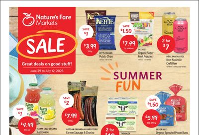 Nature's Fare Markets Flyer June 29 to July 12