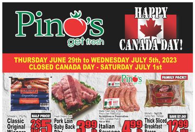 Pino's Flyer June 29 to July 5