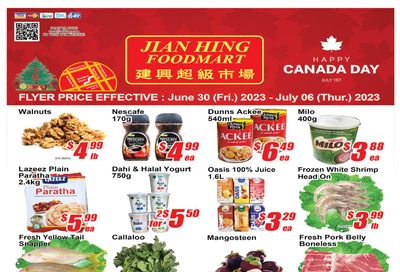 Jian Hing Foodmart (Scarborough) Flyer June 30 to July 6