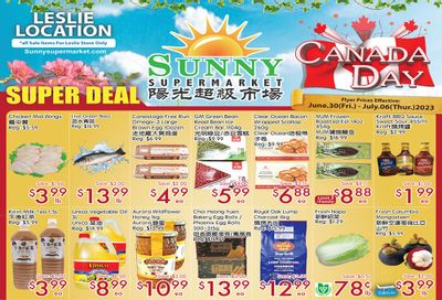 Sunny Supermarket (Leslie) Flyer June 30 to July 6