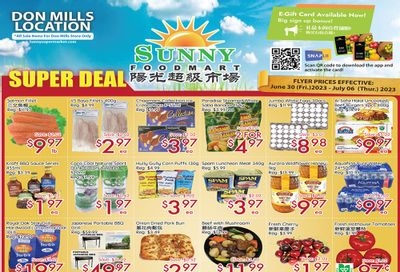 Sunny Foodmart (Don Mills) Flyer June 30 to July 6