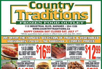 Country Traditions Flyer June 29 to July 6