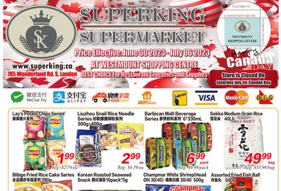 Superking Supermarket (London) Flyer June 30 to July 6