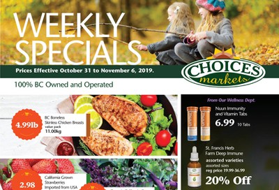 Choices Market Flyer October 31 to November 6