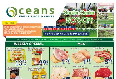 Oceans Fresh Food Market (West Dr., Brampton) Flyer June 30 to July 6