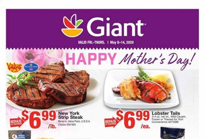 Giant Food Weekly Ad & Flyer May 8 to 14
