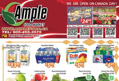 Ample Food Market (Brampton) Flyer June 30 to July 6