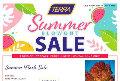 Terra Greenhouses Flyer June 30 to July 6