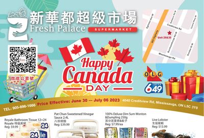 Fresh Palace Supermarket Flyer June 30 to July 6