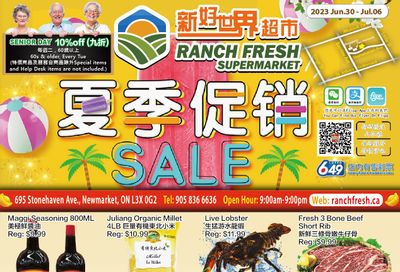 Ranch Fresh Supermarket Flyer June 30 to July 6