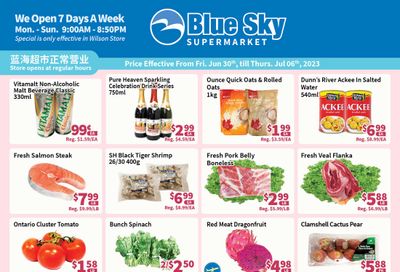 Blue Sky Supermarket (North York) Flyer June 30 to July 6