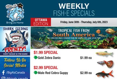 Big Al's (Ottawa East) Weekly Specials June 30 to July 6