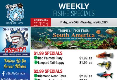 Big Al's (Mississauga) Weekly Specials June 30 to July 6