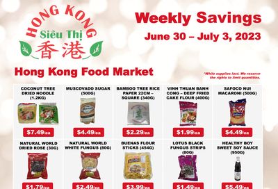 Hong Kong Food Market Flyer June 30 to July 3