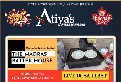 Atiya's Fresh Farm Flyer June 30 to July 6