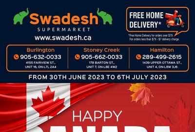 Swadesh Supermarket Flyer June 30 to July 6