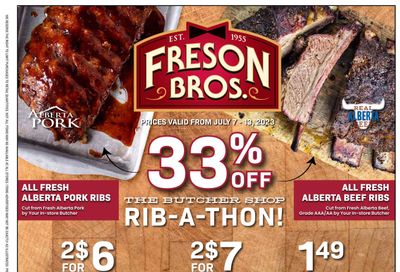Freson Bros. Flyer July 7 to 13