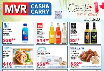 MVR Cash and Carry Flyer July 1 to 31
