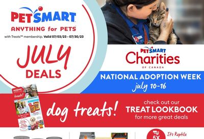 PetSmart July Deals Flyer July 3 to 30