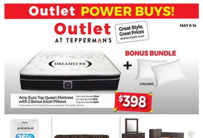 Outlet at Tepperman's Flyer May 8 to 14