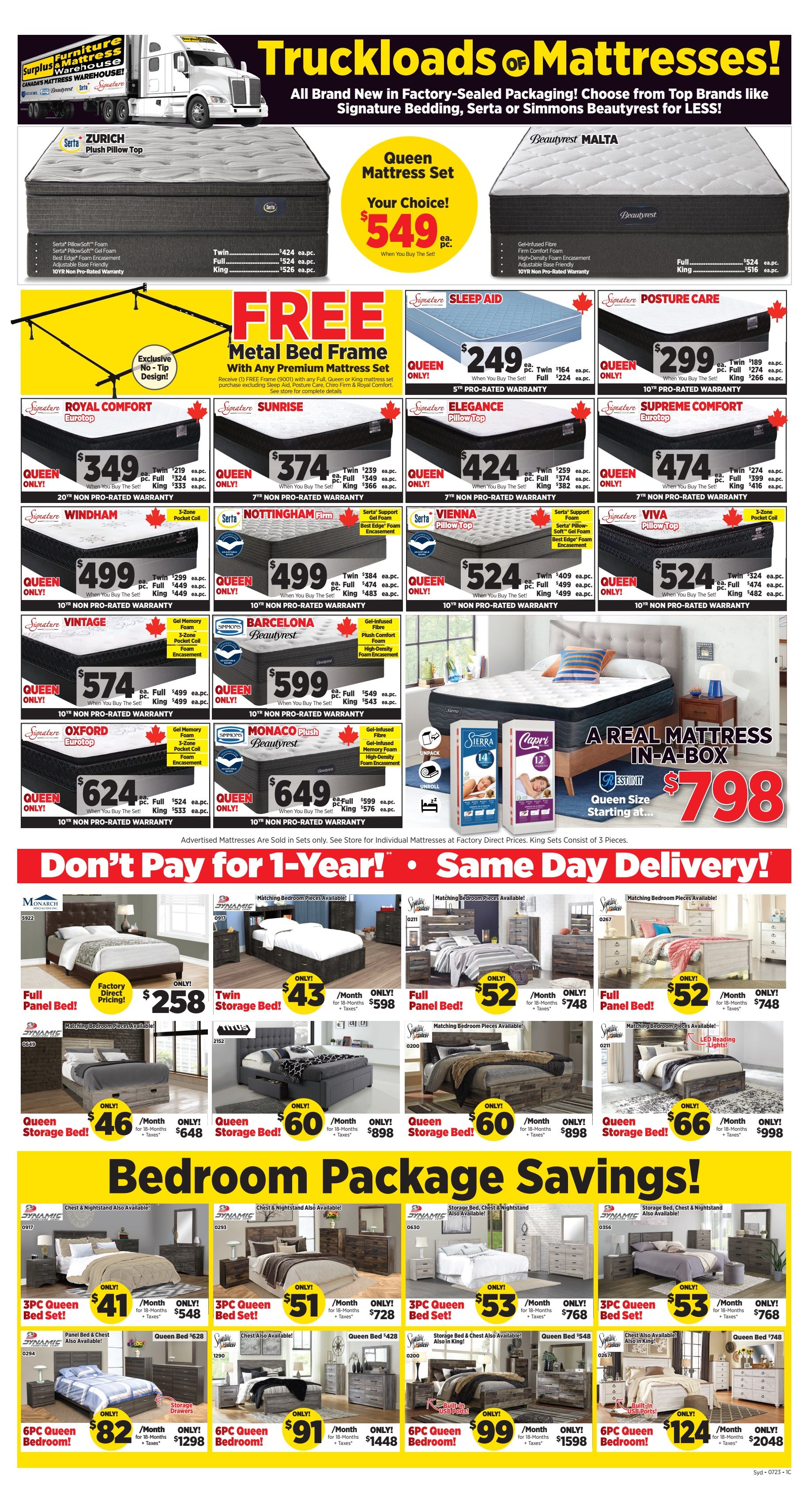 Surplus Furniture & Mattress Warehouse (Sydney) Flyer July 3 to 9