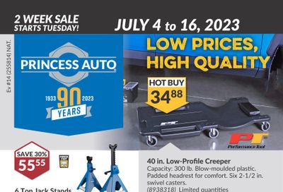 Princess Auto Flyer July 4 to 16