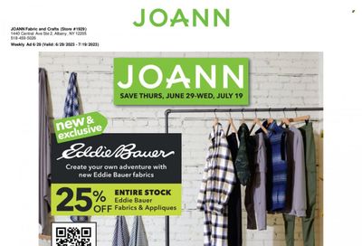 JOANN Weekly Ad Flyer Specials June 29 to July 19, 2023
