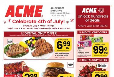 ACME (DE, NJ, NY, PA) Weekly Ad Flyer Specials June 30 to July 6, 2023