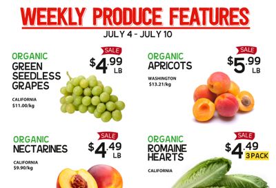 Pomme Natural Market Weekly Produce Flyer July 4 to 10