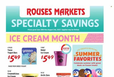 Rouses Markets (AL) Weekly Ad Flyer Specials June 28 to August 2, 2023