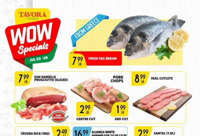 Tavora Foods Flyer July 3 to 9
