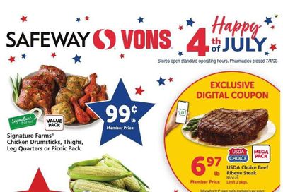 Safeway (CA) Weekly Ad Flyer Specials June 28 to July 4, 2023