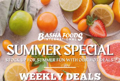 Basha Foods International Flyer July 4 to 16