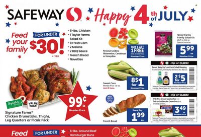 Safeway (CA) Weekly Ad Flyer Specials June 28 to July 4, 2023