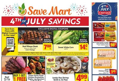 Save Mart (CA, NV) Weekly Ad Flyer Specials June 28 to July 4, 2023
