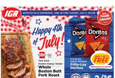 IGA (OH) Weekly Ad Flyer Specials June 28 to July 4, 2023