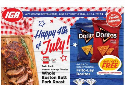 IGA (IL) Weekly Ad Flyer Specials June 28 to July 4, 2023