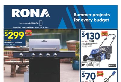 Rona (Atlantic) Flyer July 6 to 12