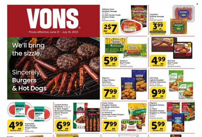 Vons (CA) Weekly Ad Flyer Specials June 21 to July 18, 2023