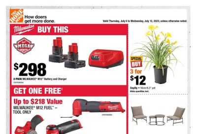 Home Depot (BC) Flyer July 6 to 12