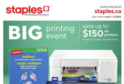 Staples Flyer July 5 to 11