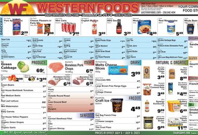 Western Foods Flyer July 5 to 11