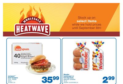 Wholesale Club (West) Heatwave Flyer July 6 to September 6